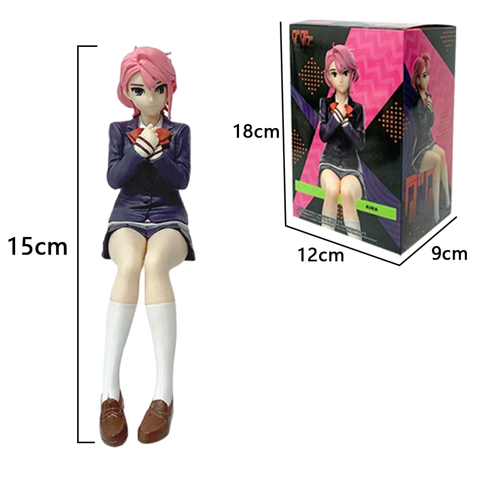 Anime Dandadan Ayase Momo Shiratori Aira Postawa Siedząca S.H.Figuarts Transformowana Model do Składania PVC Figurki Akcji Zabawki Prezent