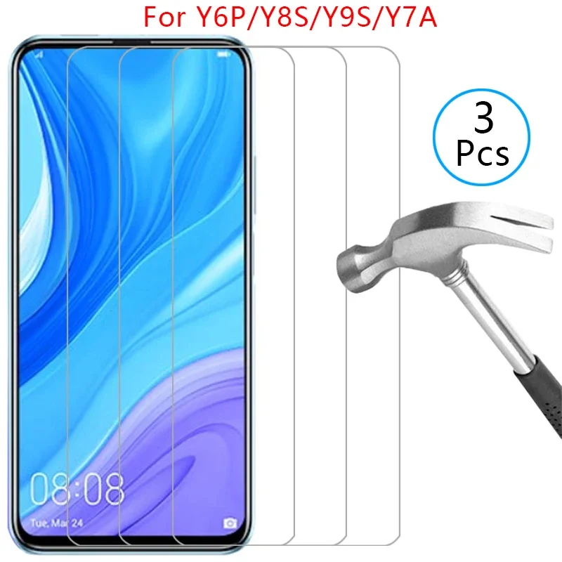 tempered glass for huawei y6s y8s y9s y7a case cover on huaweiy9s y 6s 8s 9s 7a y6 y8 y9 s phone coque huawey huwei hawei huawe