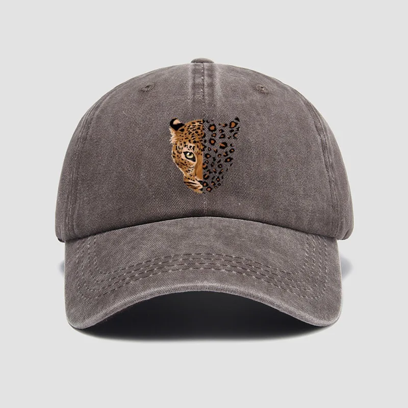 Modische Baseballkappe mit Leopardenmuster - Verstellbares Leopardenmuster-Design, Perfekt für Freizeitausflüge und Sportaktivitäten – Detail 3