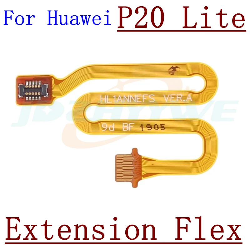 Original For Huawei P20 Pro P20 Lite P20pro P20lite Fingerprint Sensor Touch ID Connect Motherboard Home Button Extension Flex