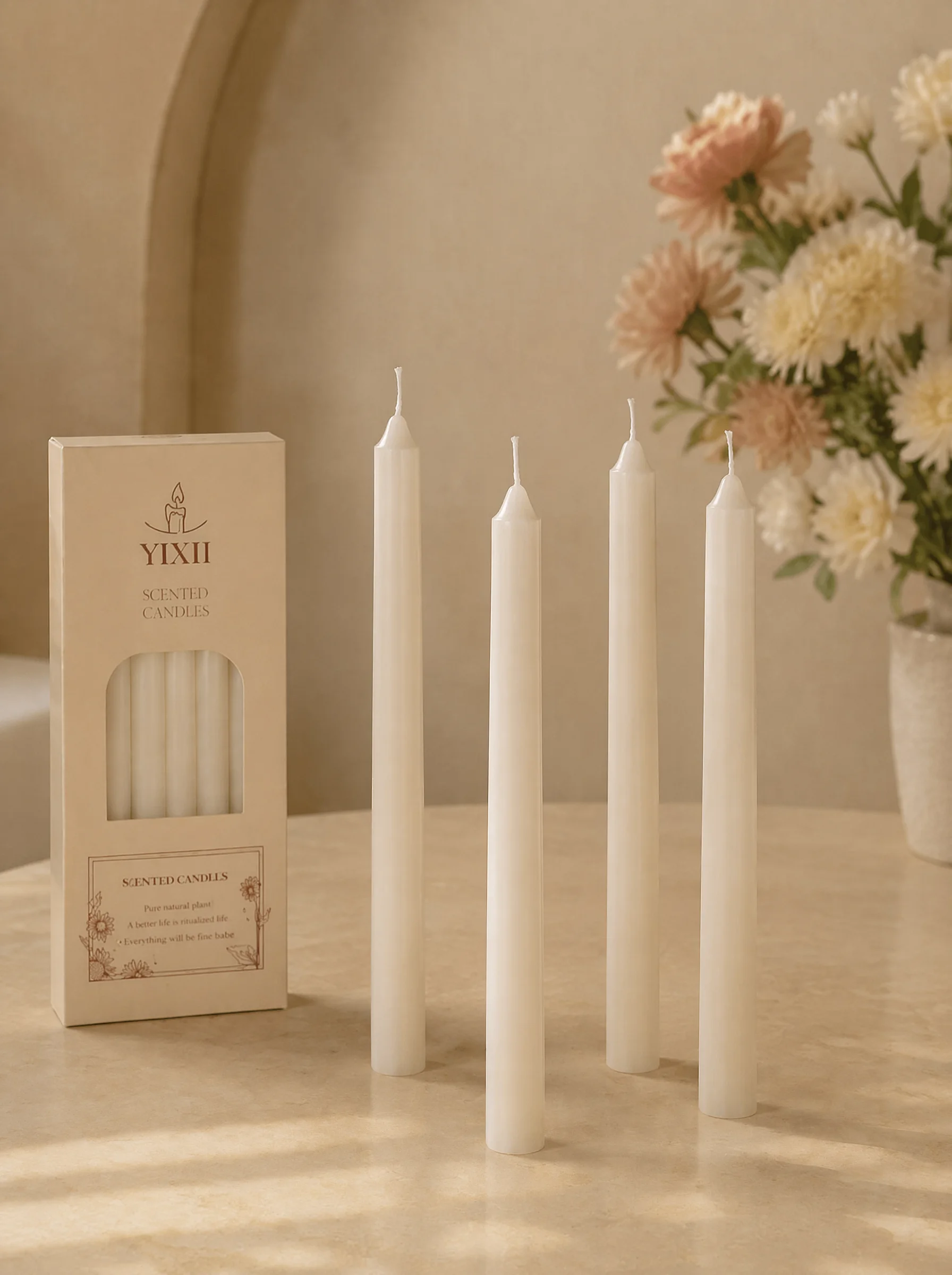 10/6/4pcs Rod Wax Scented Candle Set, No Black Smoke Scented Candle, Can Burn for 5 Hours, Wedding, Home Decoration Candles