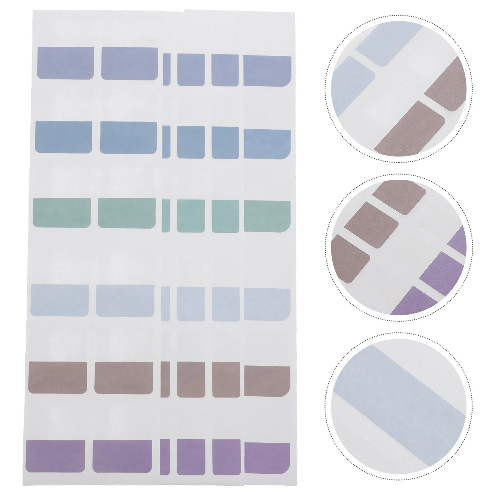 420Pcs Colored Adhesive Tabs Sticky Index Tabs for Books Notes Office Filing Reading Page Markers Book Annotation Supplies