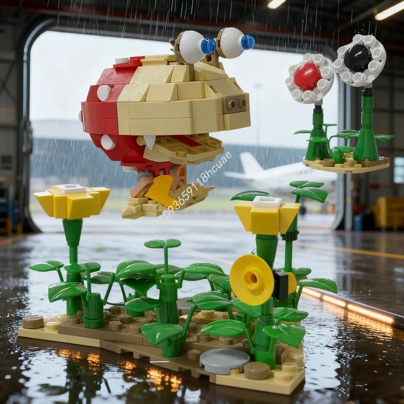 

292 шт. MOC Bulborb Encounter Spaceed Model Строительные блоки Рождественский подарок Строительные игрушки Креативная идея Кирпич Дети День рождения