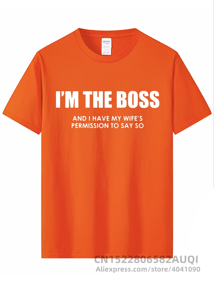 I\'m The Boss Funny Mens T Shirt Husband Wife Rules Novelty Gift Idea Birthday