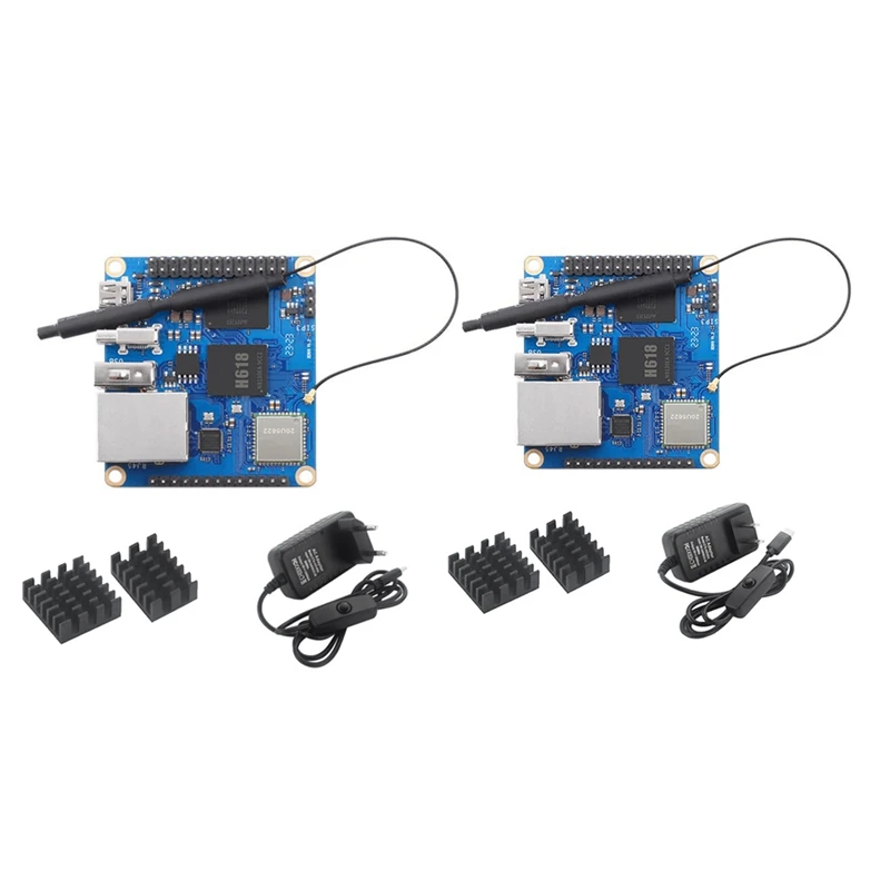 

For Orange Pi Zero 3 Development Board 1GB+Heat Sink H618 Wifi5+BT 5.0 For Android 12 Debian12 Ubuntu22.04 Durable US Plug