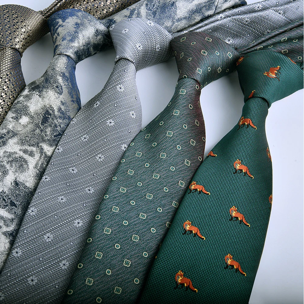 

Retro Jacquard Soft Ties Men's Floral Print Novelty Necktie For Men Wedding Business Party Accessories Casual Casual Suit Cravat