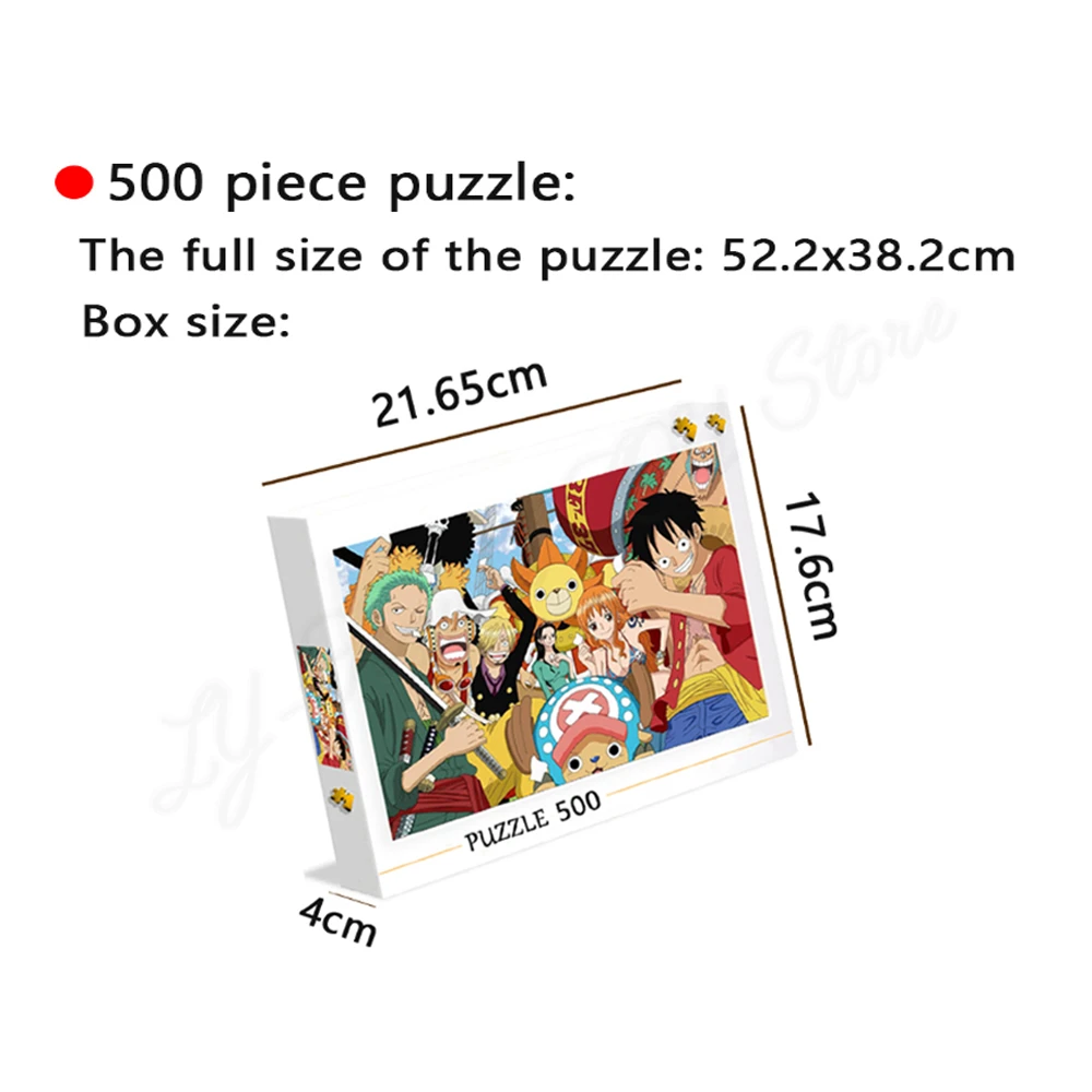 300/500/1000Pcs Puzzles for Adults Doraemon Cartoon Jigsaw Puzzle Difficult Challenge Educational Toys for Adults Puzzle Games