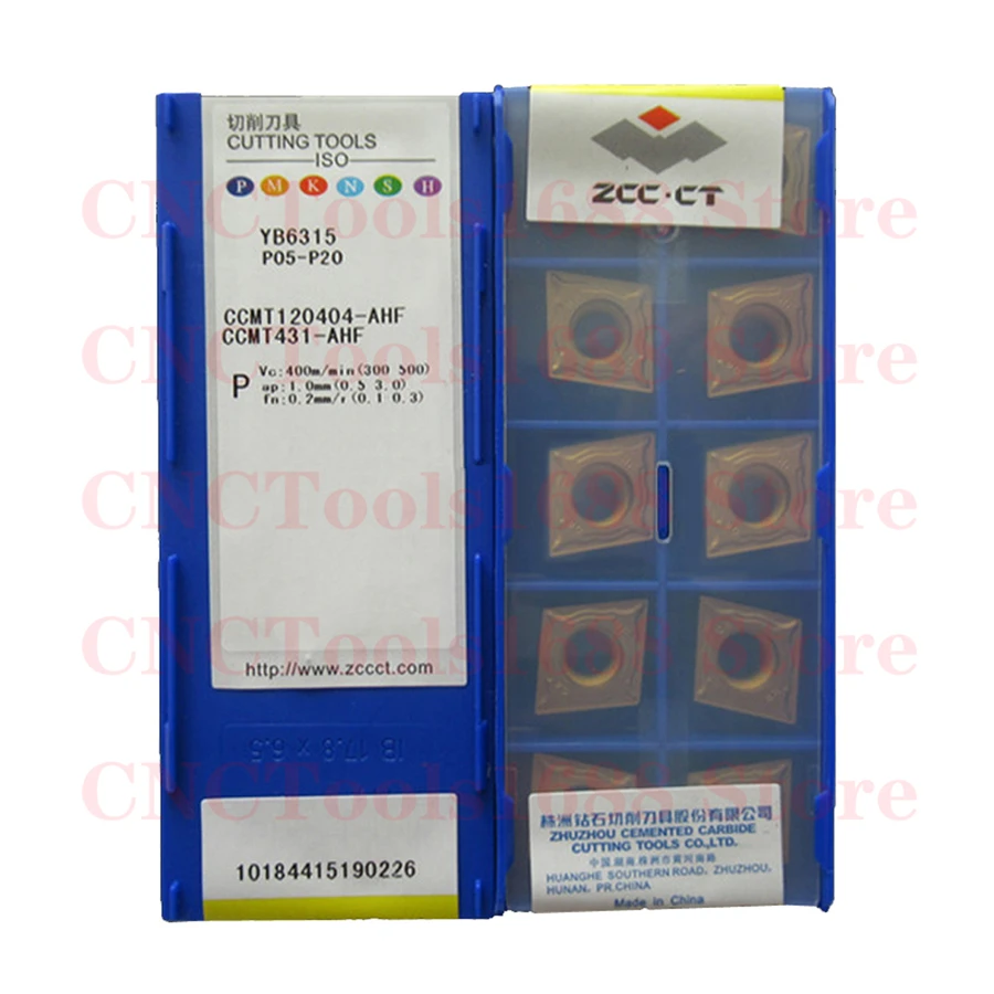 Imagem -05 - Inserções de Zcc.ct Ccmt Inserção do Carboneto Ccmt060204 Ccmt09t304 Ccmt09t308 Ccmt120404 Ccmt120408-ahf Yb6315