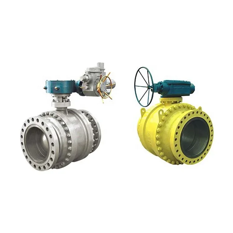 Fire Safe to API 607 Anti Blow-out Stem Cast Steel Trunnion Ball Valve