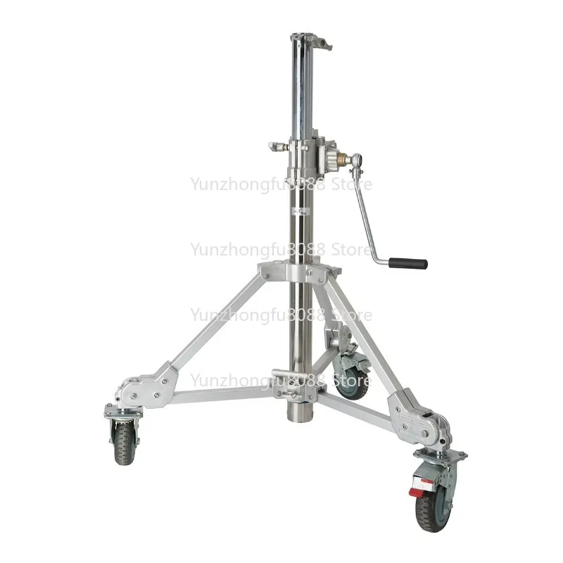 حامل إضاءة عالي التحمل من الفولاذ بطول 6 أمتار، ملحقات استوديو الصور من الفولاذ المقاوم للصدأ، حامل ثلاثي القوائم لضوء الصور #3