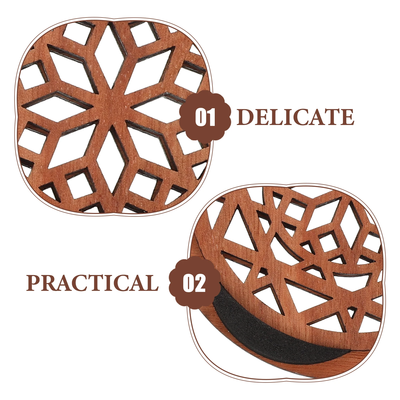 

Wooden Soundhole Cover Carved Pattern Feedback Reducer Acoustic Electric Resonator Accessory Parts Screen Buffer Polished Guitar