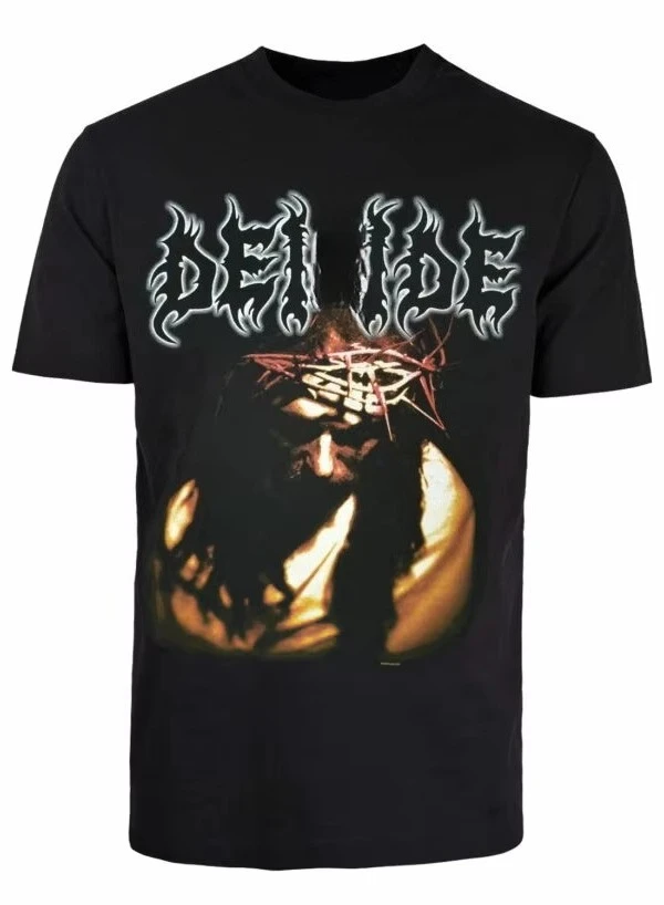 

2025 Summer Deicide Scars Of The Crucifix Printed Cotton Men's And Women's T-shirts, High Quality Stylish Short Sleeve T-shirts