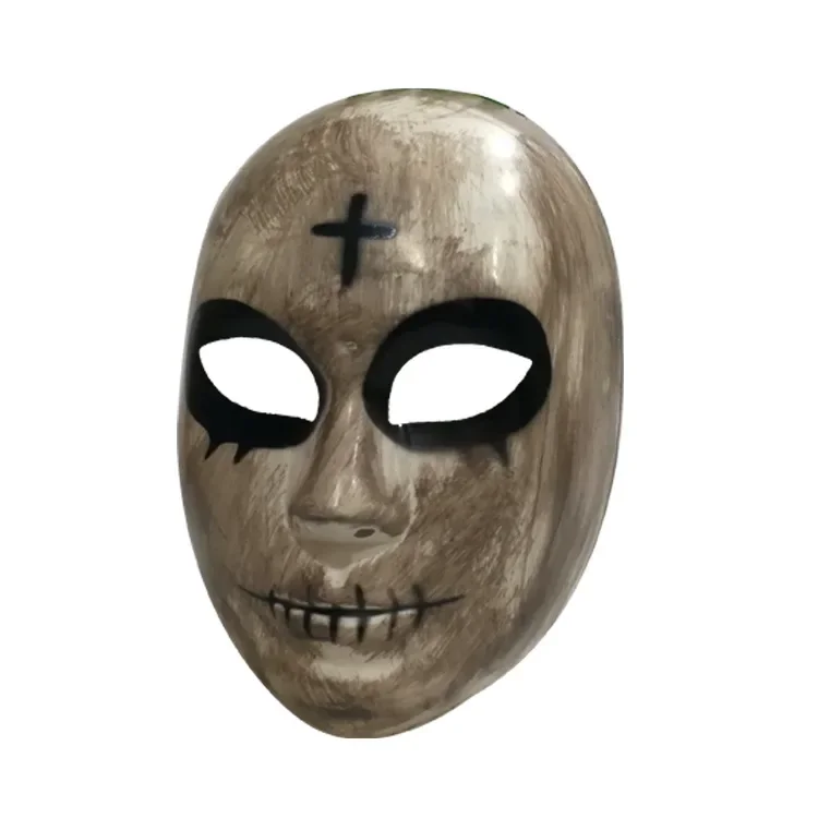 Graffiti töten mich Maske Smiley-Maske menschliche Entfernung Plan Maske alte Männer und Frauen küssen mich Maske Halloween-Maske Voll gesicht Cosplay-Maske – Detail 3