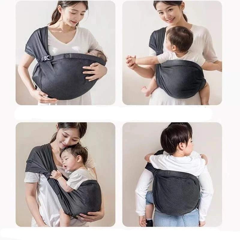 Portabebés portátil y almacenable, cintura frontal, portabebés, envoltura para niño, cinturón trasero ergonómico para bebé recién nacido