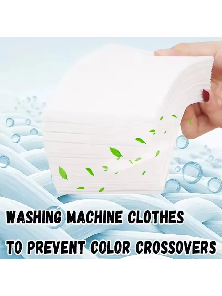 Tissu résistant à la colorant pour le linge, 50 pièces, sans Composition chimique, Anti-pénétration et Protection contre la décoloration du linge mixte, universel