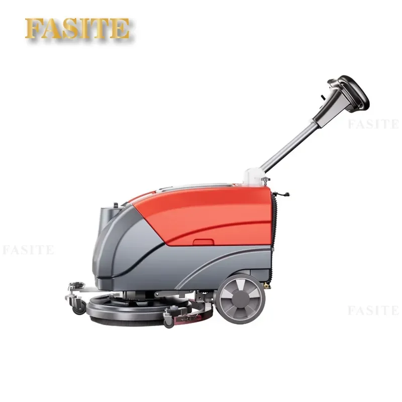For Industrial Commercial Hand Push Washing Machine Suction and Towing Integrated Floor Cleaner for Factory Workshop Mall