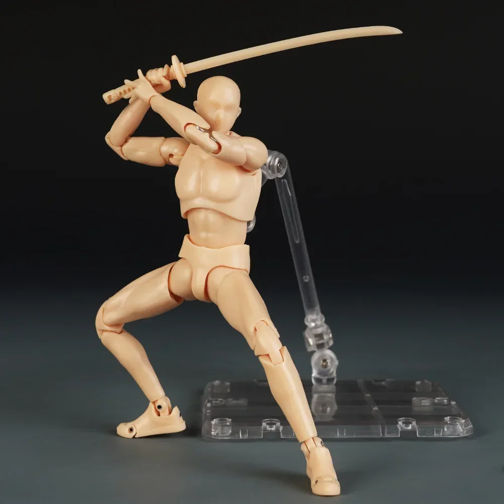 Skizze Zeichnen Männlicher Weiblicher Beweglicher Körper Kun Body Chan Gelenkschmerzen Anime Figur SHF Actionfigur Spielzeugmodell Zeichenpuppe – Detail 14
