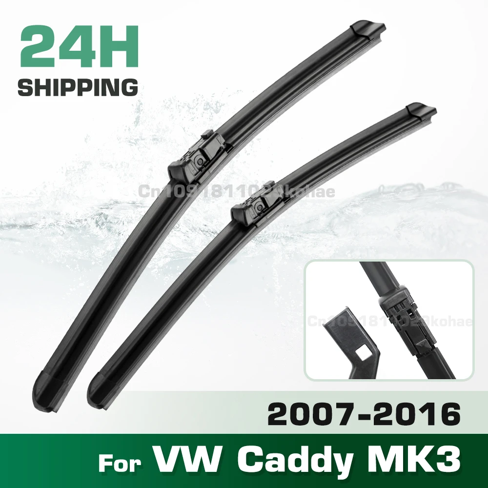 

Набор щеток переднего стеклоочистителя GREATROAD с левым рулем и правым рулем для VW Caddy MK3 2007-2016, щетка для лобового стекла 24 "+ 18"