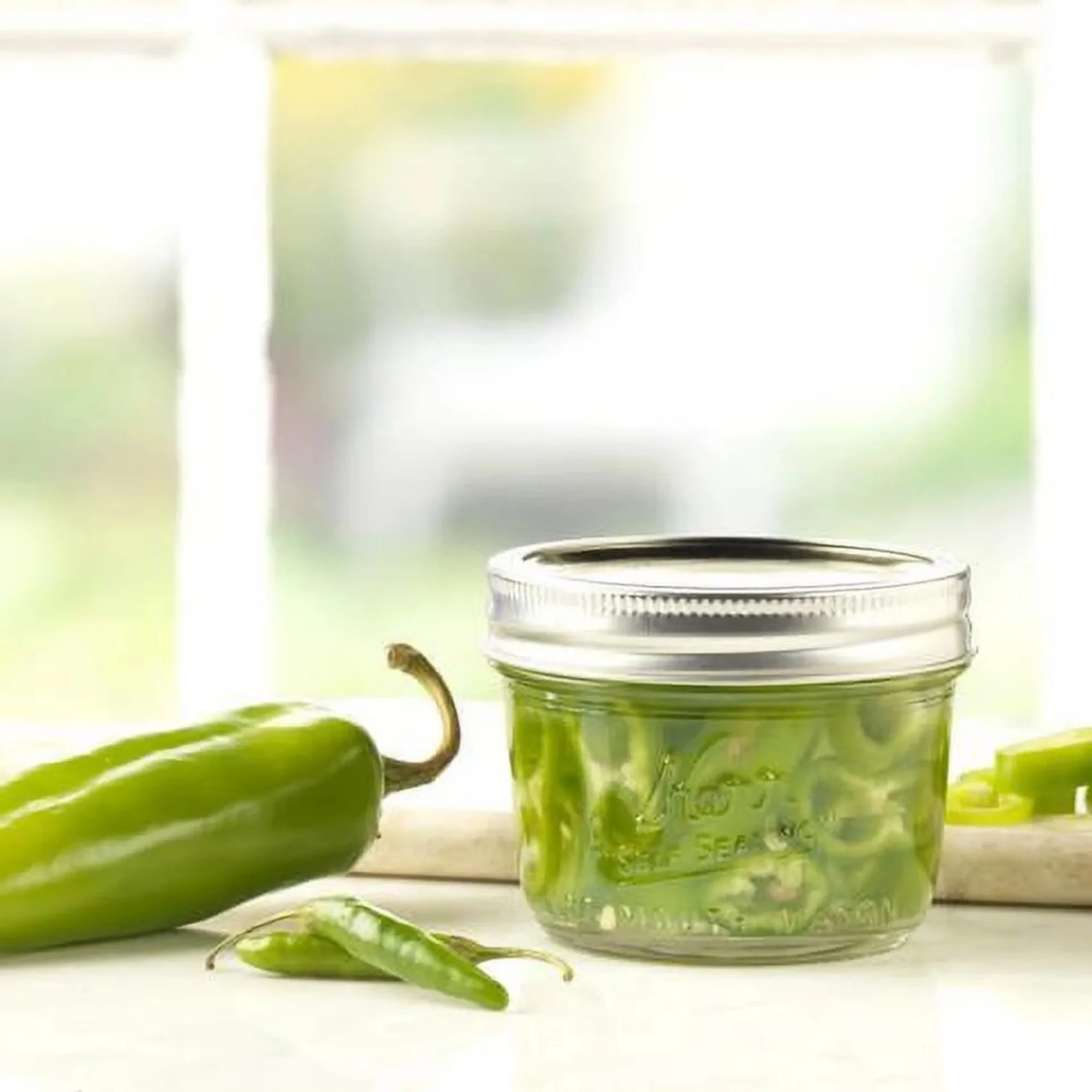 برطمانات التعليب، مع أغطية وأشرطة، 12 عدد 8 أونصة