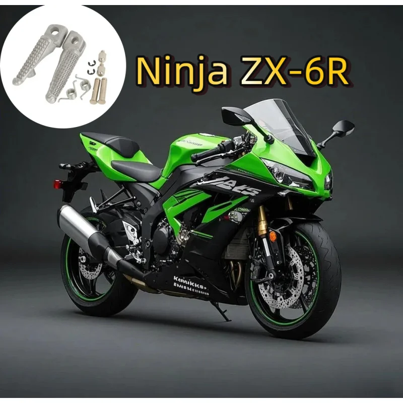 

Front Foot pegs Motorcycles Footrest Rider Pedal For Kawasaki Ninja ZX-6R abs KRT ZX-10R Z800 ZR-800 Z1000 Z H2 SE accessories
