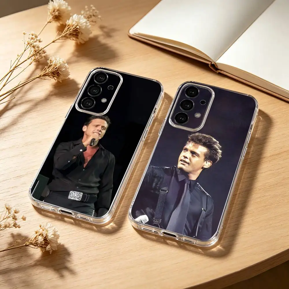 L-Luis M-Miguel Mexico Singer phone Case For Samsung S25,24,21,22,23,30,Ultra,20,Plus,Fe,Lite,Note Transparent Cover