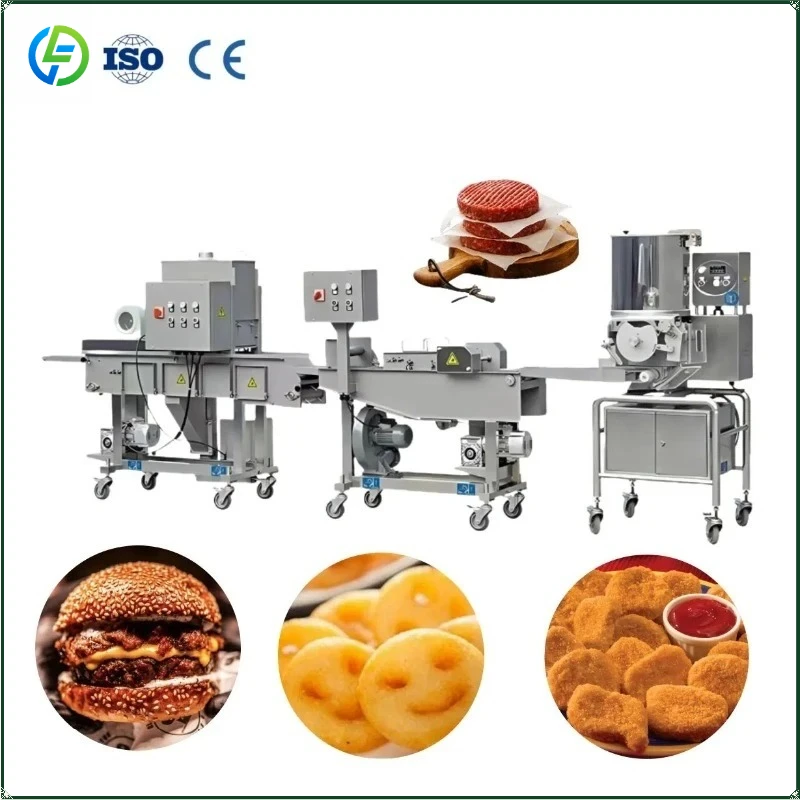 High Quality Automatic Factory High Quality Chicken Fillet Machine Mcnuggets Production Line FL Customized