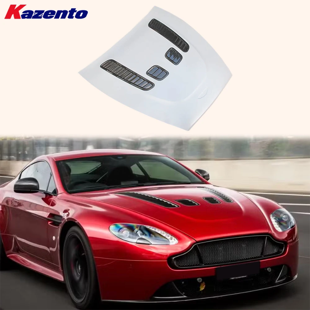 Aston Martin Vantage 05-17 Only Partial Carbon V12 Style Vented Cooling Hood(
