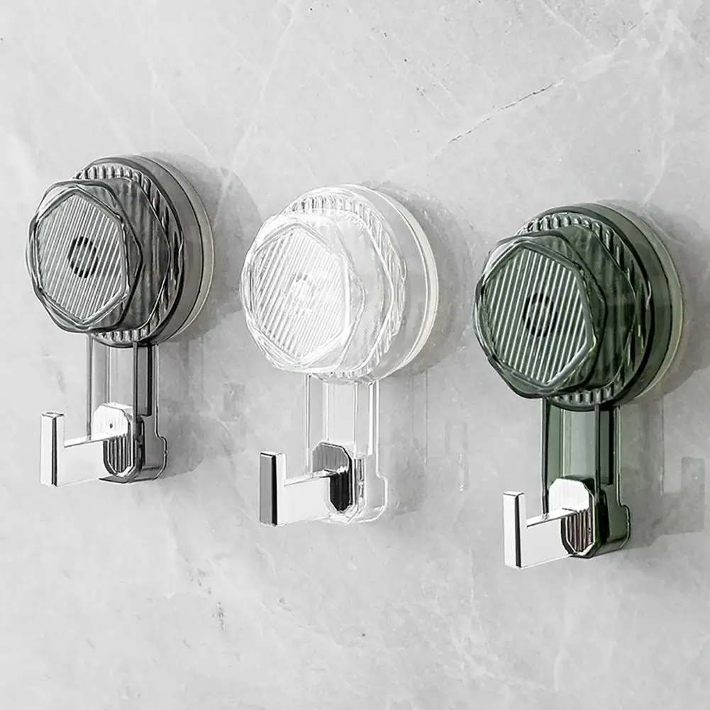 Reusable Washable Hook Reusable Strong Suction Cup Hooks for Bathroom Kitchen Space-saving Storage Hooks with Easy for Hanging