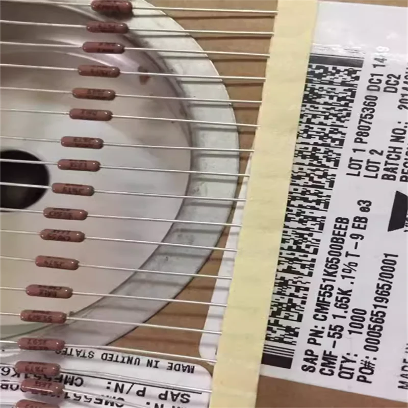 CMF55 RN55 series  500mW (1/2 W) Metal film resistor VISHAY DALE 1.47K 22K1 2.74M 14K3 267R 1K65 1k87 11K3 499R 750R 20K5  51K1