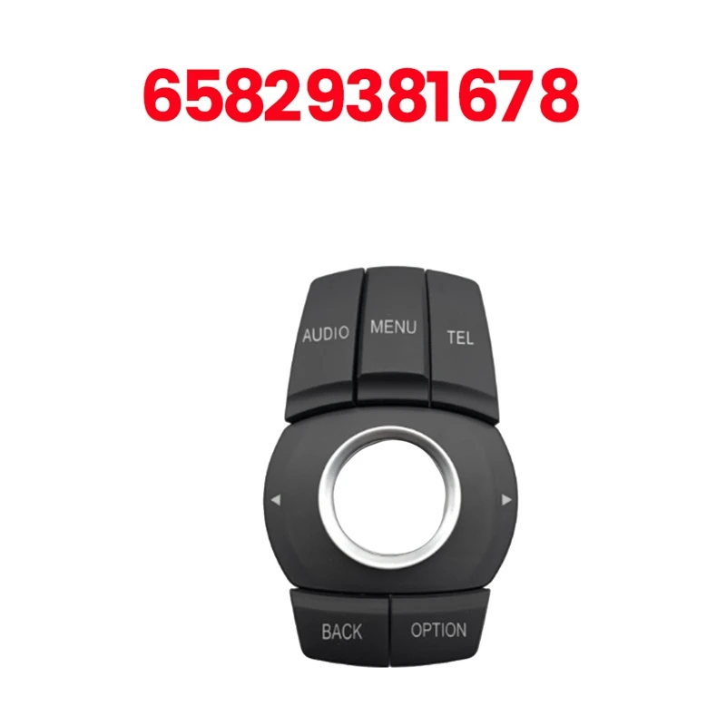 65829381678 Car Central Control Multimedia Controller Button For BMW 1 2 3 4 Series X1 I3 F20 F22 F45 F31 F48 Replacement Black