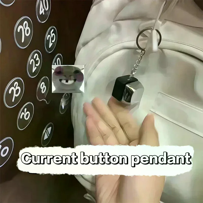 1/2Pcs Creative Electric Keyboard Keychain Novelty Prank Shocking Handshake Trick Joke Props Funny Halloween Toy