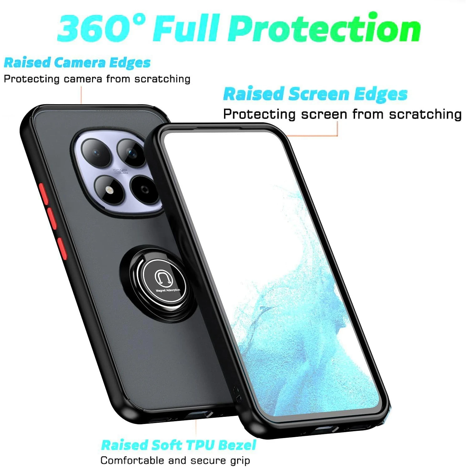 Armor Matte Case For Xiaomi Note 15 Pro 5G Pro+ Note15 4G Co