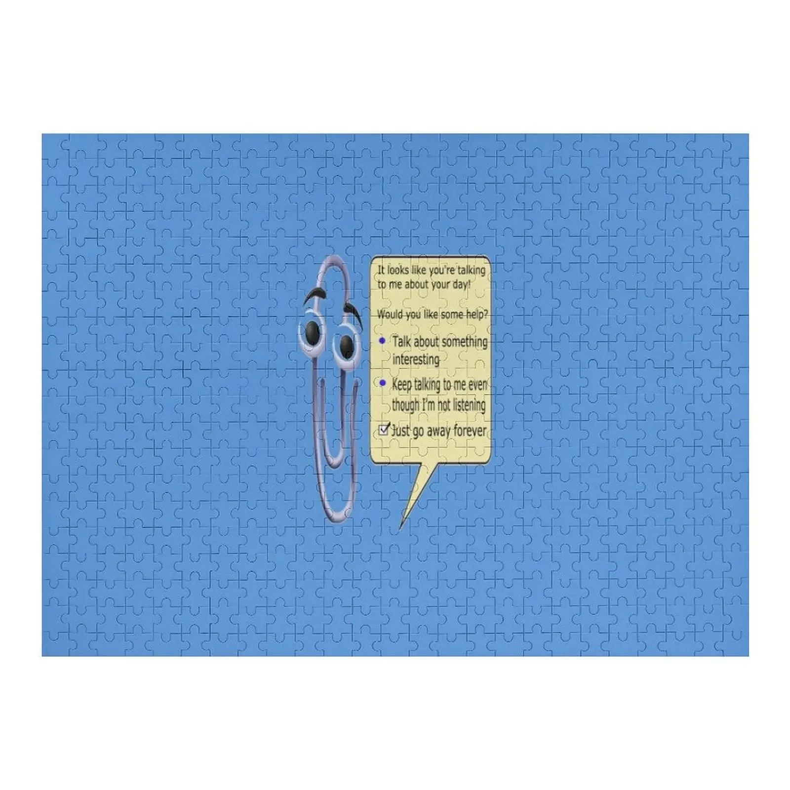 

Thanks Clippy! Classic T-Shirt Jigsaw Puzzle Name Wooden Toy Custom Wooden Name Puzzle