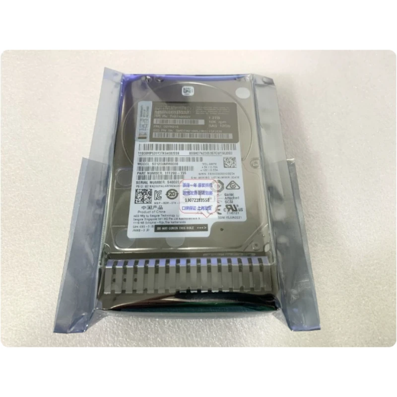 Used For Lenovo 7XB7A00027 00YK016 1.2TB 10K 12G SAS 2.5 Inch Server Hard Drive For SR650 Storage Replacement Parts