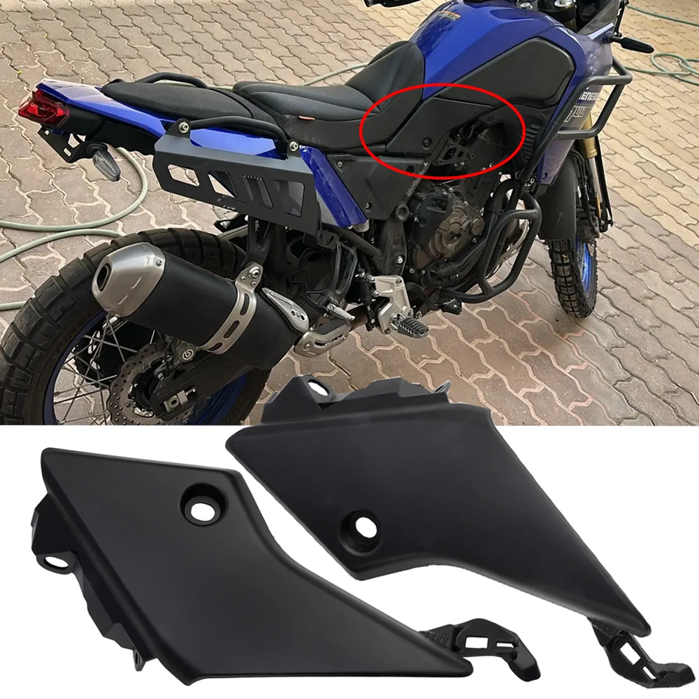 

For Yamaha Tenere 700 Side Panel Seat Frame Cover Mid Fairing Infill Cowl Protector Motorbike Part 2019 2020 2021 2022 2023 2024