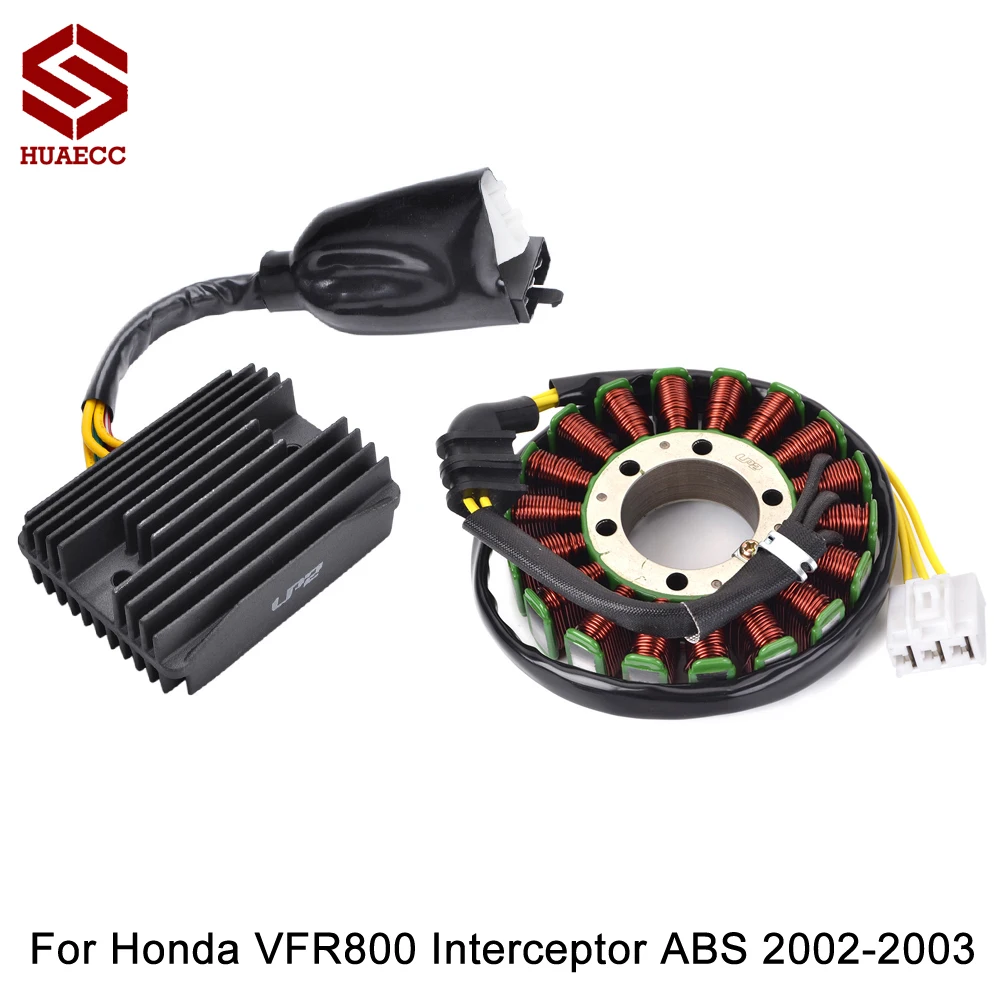 

Generator Stator Coil + Voltage Regulator Rectifier for Honda VFR800 VFR 800 Interceptor ABS 2002-2003