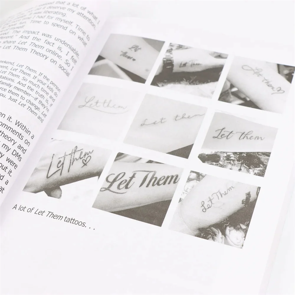 Let them Libro de teoría Mel Robbins Millones de personas discutiendo herramientas de cambio de vida Autogestión Edición de tapa dura