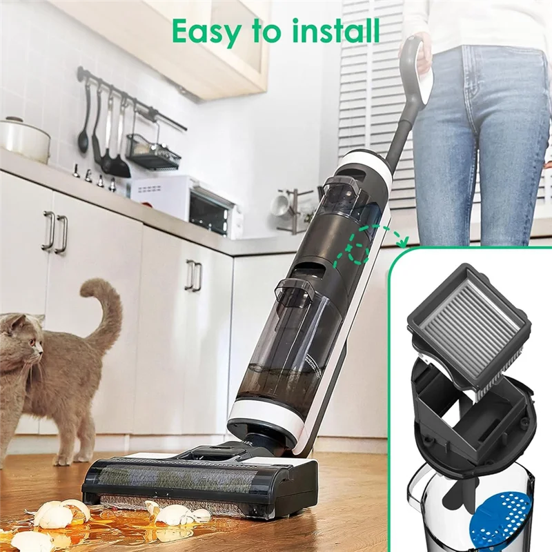 

ALIM-HEPA Filters Replacement For Tineco Ifloor 3, Floor One S3, Floor One S5, Floor One S5 Pro Cordless Wet Dry Vacuum Parts