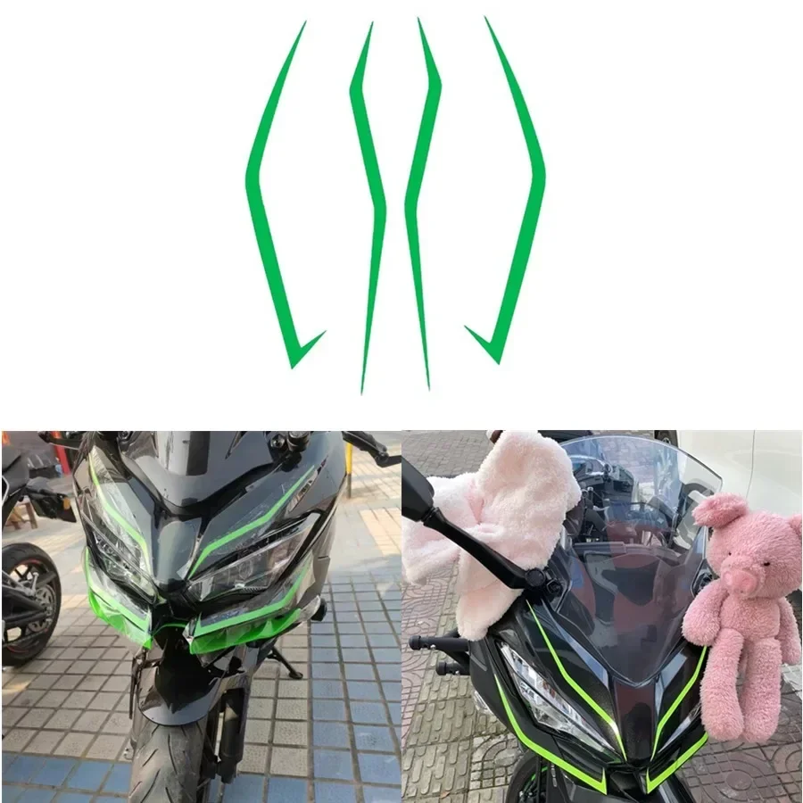 

Motorcycle Reflective Sticker For KAWASAKI H2 H2SX Ninja400 Universal Helmet Decal Decoration Accessories