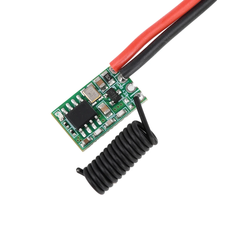 Kit Relè Wireless 4 Canali 433 MHz 10A Con Ricevitore E Trasmettitore – 12V-36V DC