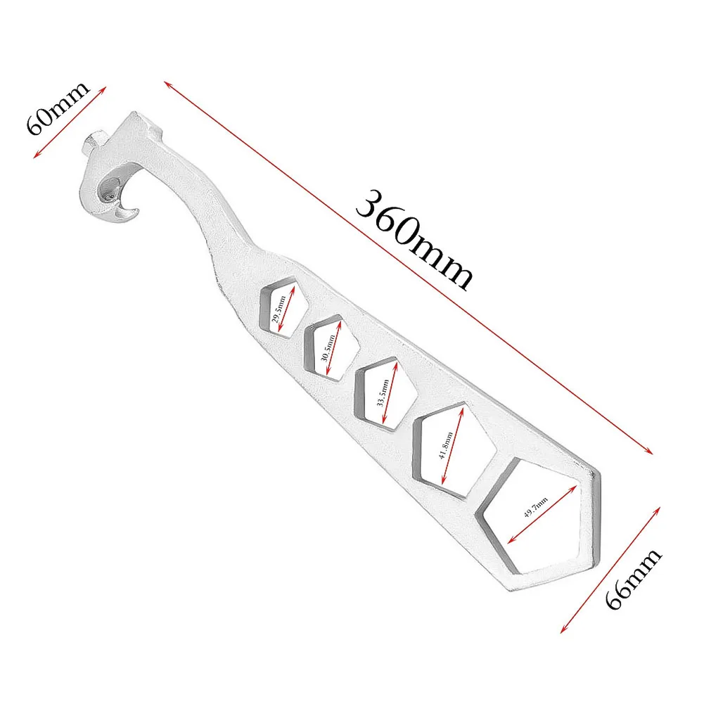 5-gaats hydrantensleutel voor brandapparatuur Ingebouwde sleutel met tuimelschakelaar Zwaar uitgevoerde elektrisch gegalvaniseerde ijzerconstructie