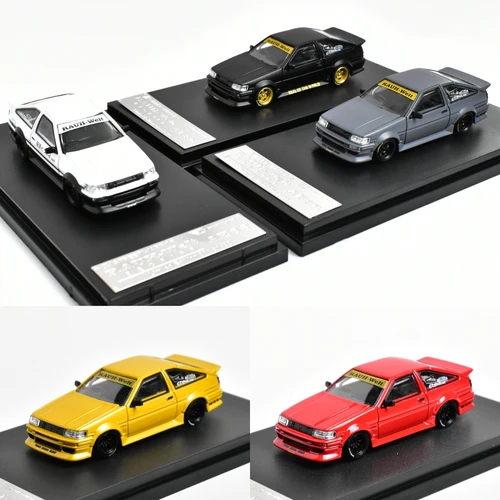 스트리트 무기 SW 1:64 와이드 바디 RWB AE86 자동차 모델 
