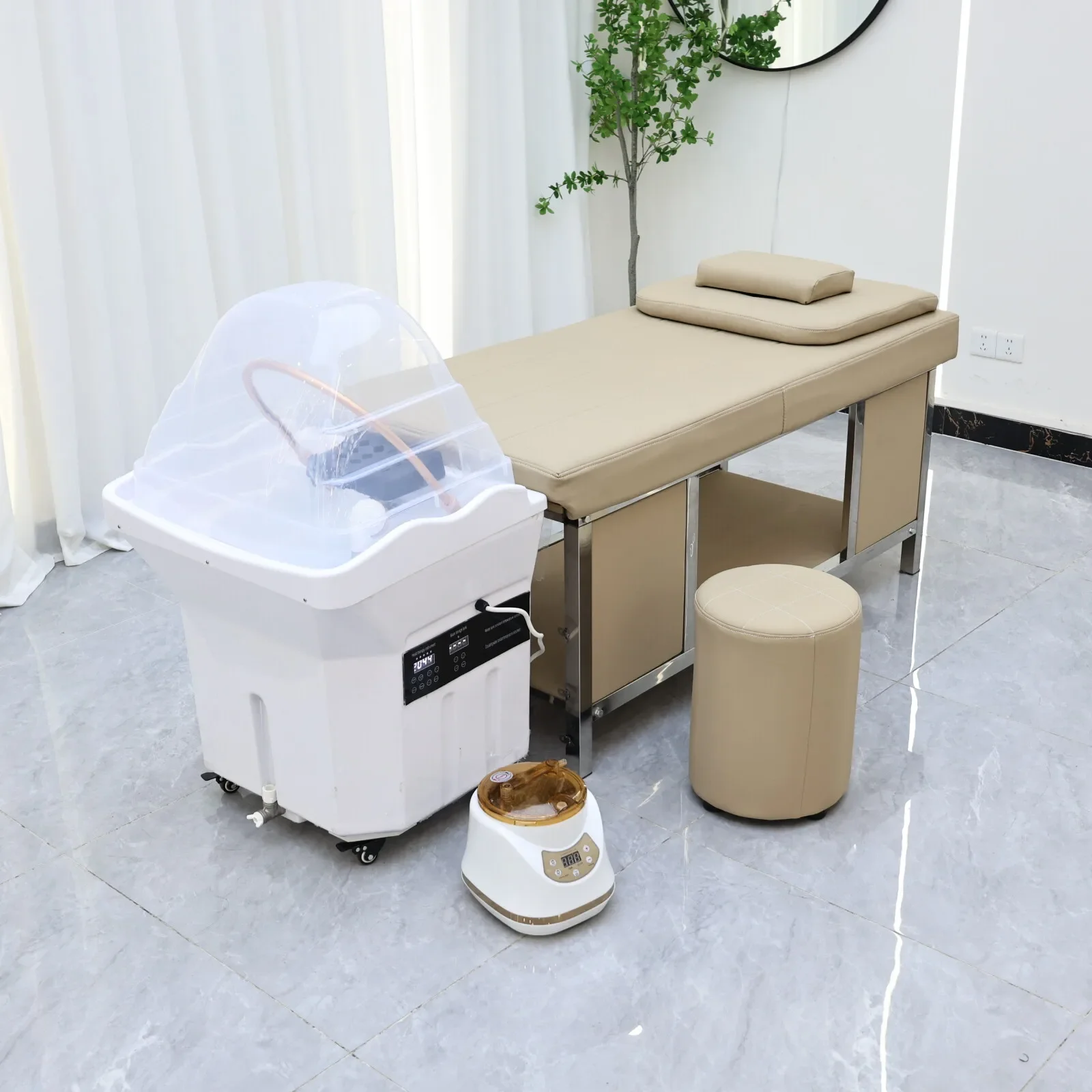 Portable Splicing Head SPA Shampoo Bed | Head Therapy Massage Table | Salon Furniture Factory Direct Wholesale