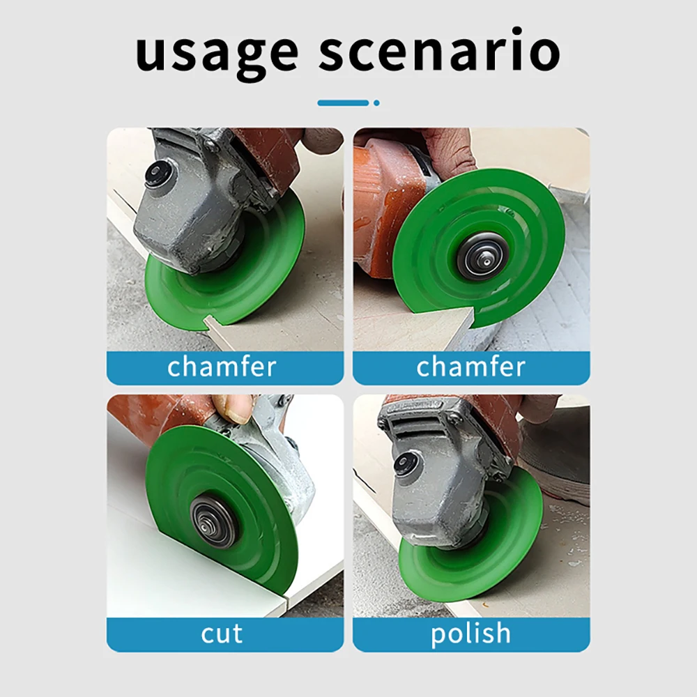 Süper Ince Kesme Diski 4 inç/100mm Çap Porselen Cam Seramik Karo Mermer Elmas Testere Kesme Bıçağı 100 Açı Öğütücü için