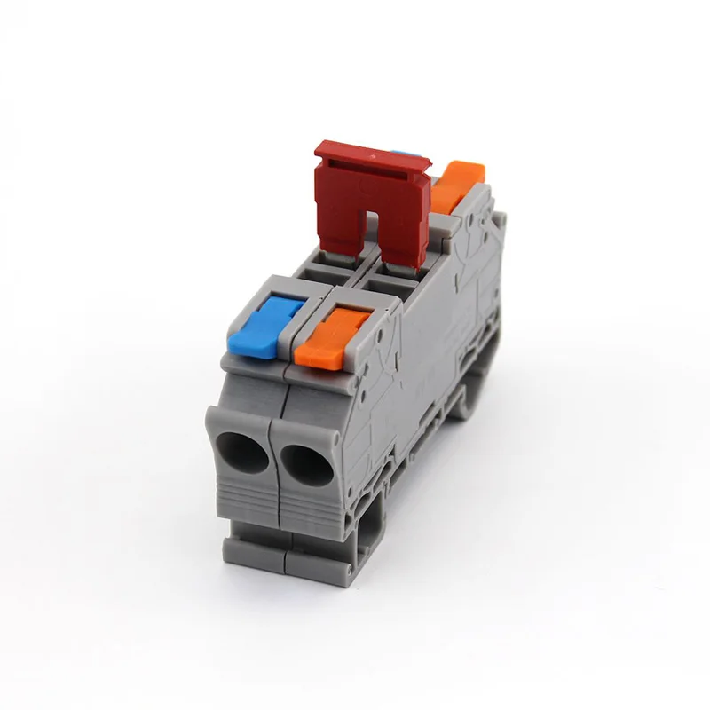 Direct Insertion Quick Wire Connectors Rail Type Electrical Cable Terminal Block Instead Of UK ST PT Docking Electrician Tools