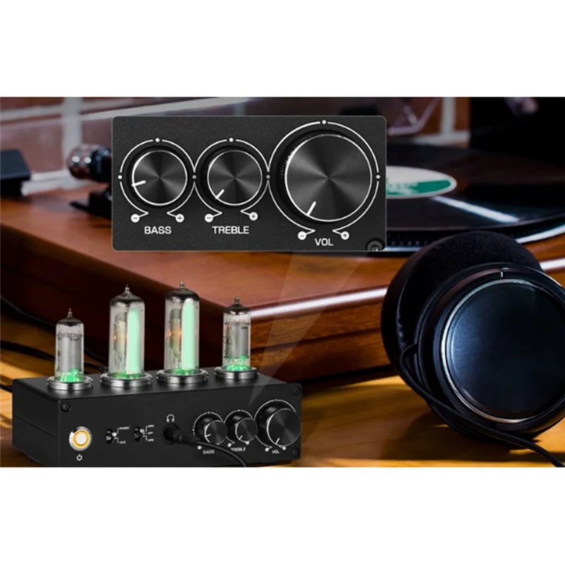 A33T-T9 Mini 6E2 مللي متر/MC فونو المرحلة الدوار Preamp Hifi ستيريو الصوت فراغ أنبوب المضخم Dekstop سماعة أمبير