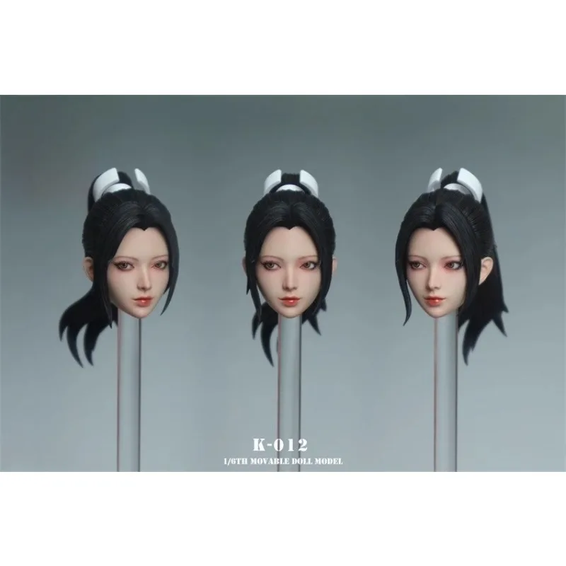 Pré-venda jktoys 1/6 escala linda menina cabeça de olho móvel escultura modelo K-012 caber 12 ''figuras de ação bonecas corporais