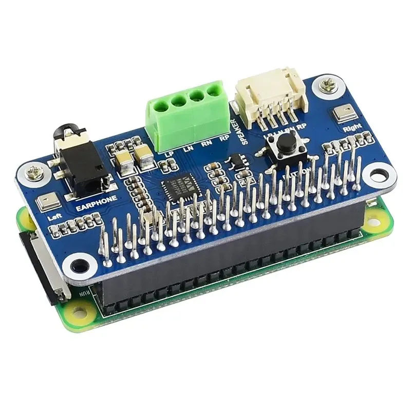 Raspberry Pi Hi-Fi Sound Card HAT WM8960 Audio Expansion Board for RPi 5/4 Stereo CODEC Play / Record