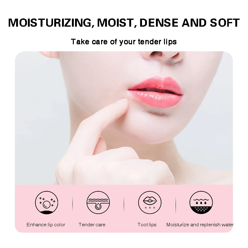 Draagbare Hydraterende Lip Masque Vervagen Lip Lijnen Voedende Lippenbalsem Lip Masque Uitstrijkje Lip Masker Lip Care Voor Vrouwen meisjes