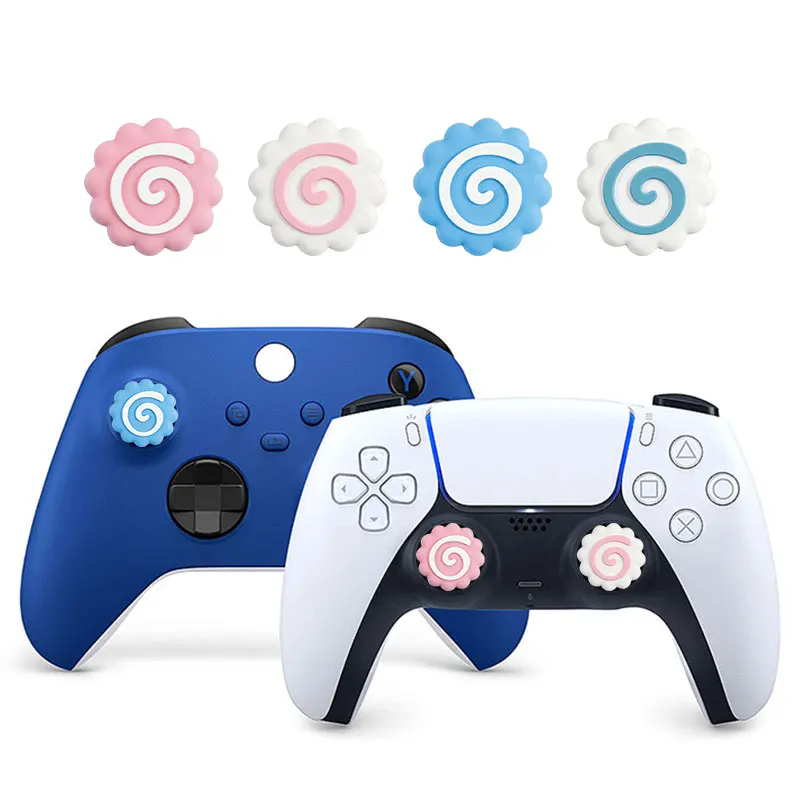 Narutomaki Soft Silicone Thumb Stick Grip Cap For PS5 PS4 XBOX Switch Pro Gamesir Controller Joystick Cover Protector Case